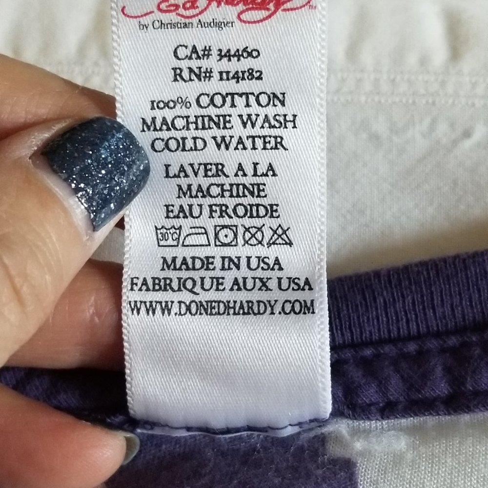 Ed Hardy Christian Audigier. Rare Vintage collectible t-shirt .  With cr… - Picture 10 of 12